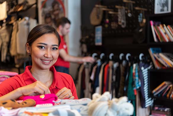 Volunteering in our Save Op Shops